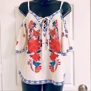 Summer boho flow chic top